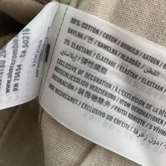 Hollister | Stacked Skinny Advanced Stretch Side Stripe Elastic Zip Cuff Pants S - Picture 8 of 17